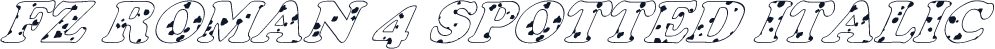 FZ ROMAN 4 SPOTTED ITALIC