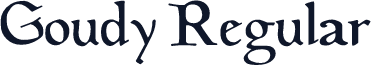 Goudy Regular
