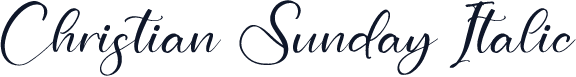Christian Sunday Italic