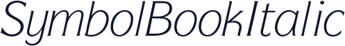 SymbolBookItalic