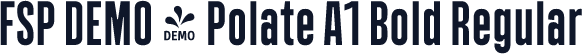 FSP DEMO - Polate A1 Bold Regular
