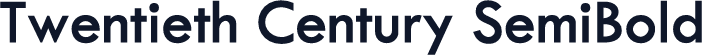 Twentieth Century SemiBold