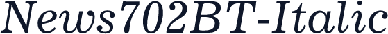 News702BT-Italic