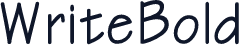 WriteBold