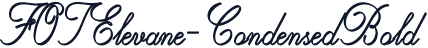 FOTElevane-CondensedBold
