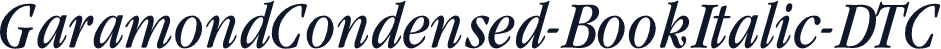 GaramondCondensed-BookItalic-DTC