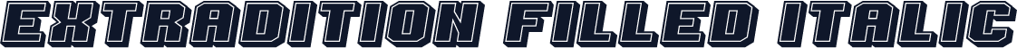 Extradition Filled Italic