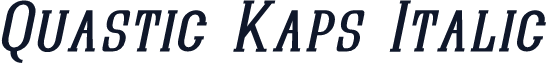 Quastic Kaps Italic