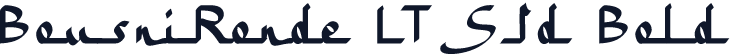 BousniRonde LT Std Bold