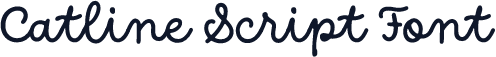 Catline Script Font
