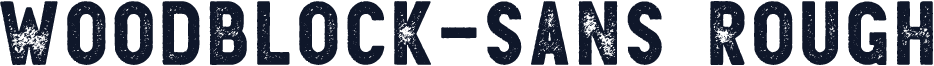 Woodblock-Sans Rough