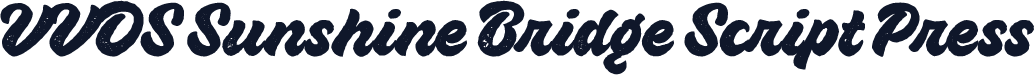 VVDS Sunshine Bridge Script Press
