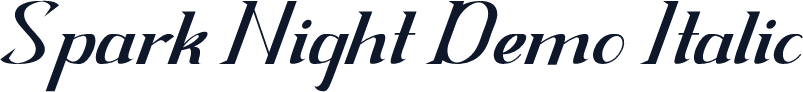 Spark Night Demo Italic