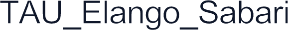 TAU_Elango_Sabari