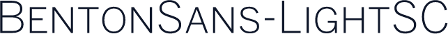 BentonSans-LightSC