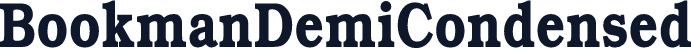 BookmanDemiCondensed