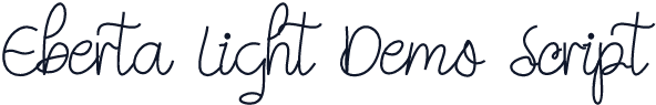 Eberta Light Demo Script