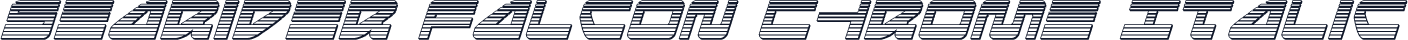 Searider Falcon Chrome Italic