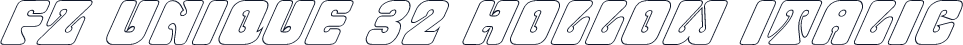 FZ UNIQUE 32 HOLLOW ITALIC