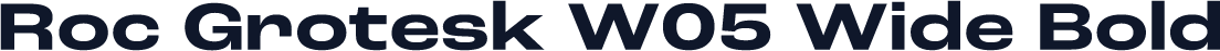 Roc Grotesk W05 Wide Bold