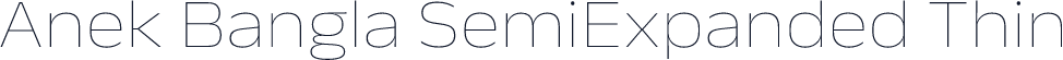 Anek Bangla SemiExpanded Thin