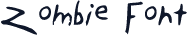 Zombie Font