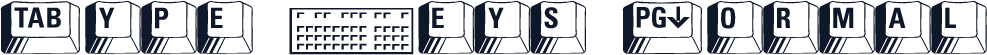 Type Keys Normal