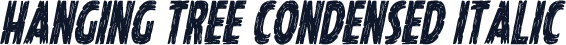 Hanging Tree Condensed Italic