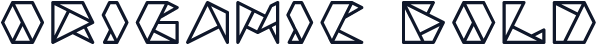 ORIGAMIC Bold