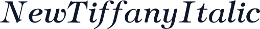 NewTiffanyItalic