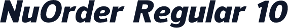 NuOrder Regular 10