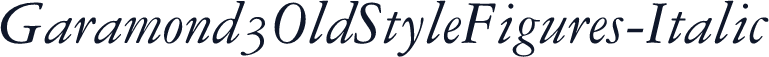 Garamond3OldStyleFigures-Italic