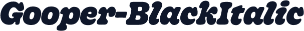 Gooper-BlackItalic