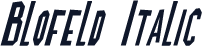 Blofeld Italic