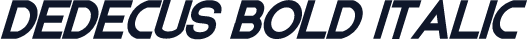 Dedecus Bold Italic