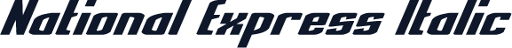 National Express Italic