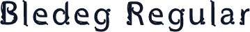 Bledeg Regular