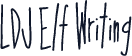 LDJ Elf Writing