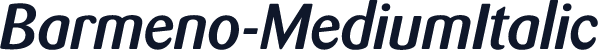 Barmeno-MediumItalic