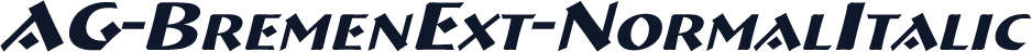 AG-BremenExt-NormalItalic