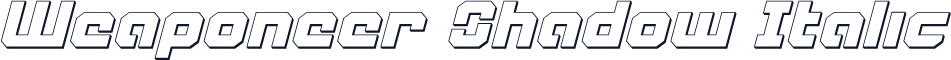 Weaponeer Shadow Italic