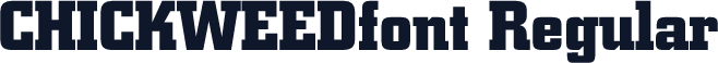CHICKWEEDfont Regular
