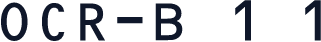 OCR-B 11