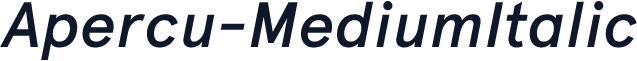 Apercu-MediumItalic