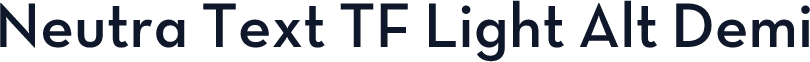Neutra Text TF Light Alt Demi