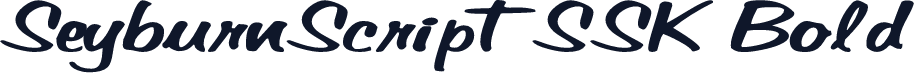 SeyburnScriptSSK Bold