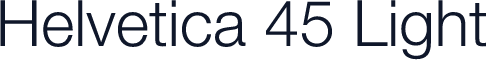 Helvetica 45 Light