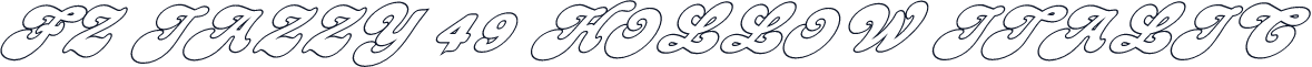 FZ JAZZY 49 HOLLOW ITALIC