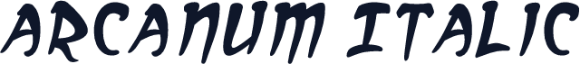 Arcanum Italic