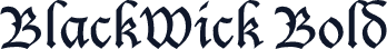 BlackWick Bold